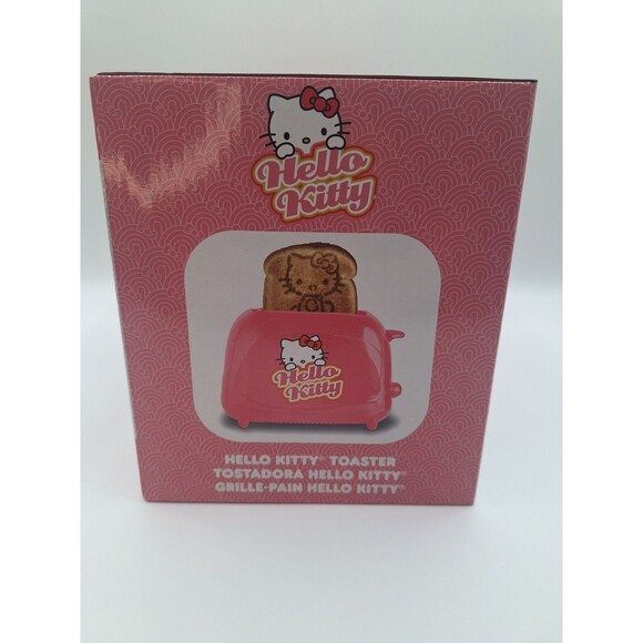 Hello Kitty Toaster New In Box 2 Slice Cool Touch Adjustable Browning - Picture 3 of 7